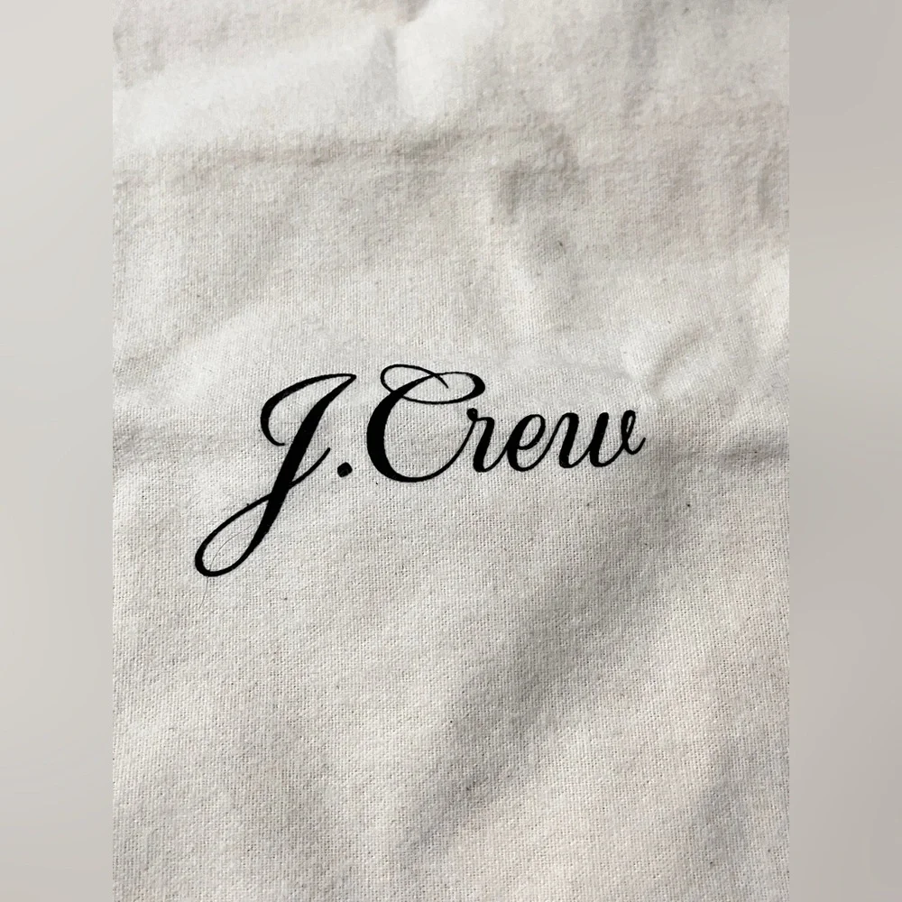 J. Crew Beige Cotton Storage Dust Bag 10x14